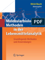 [Spr.] Busch, Molekularbiologische Methoden in Der Lebensmittelanalytik (2010)