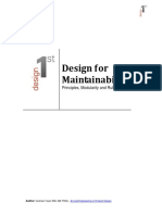 Design For Maintainability: Principles, Modularity and Rules