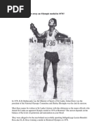 Did Sri Lanka Throw Away an Olympic Medal in 1976