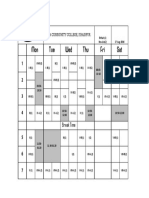 Computer Lab Timetable