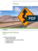 Self-Service Bi Training: Sap Businessobjects Administration Training 1