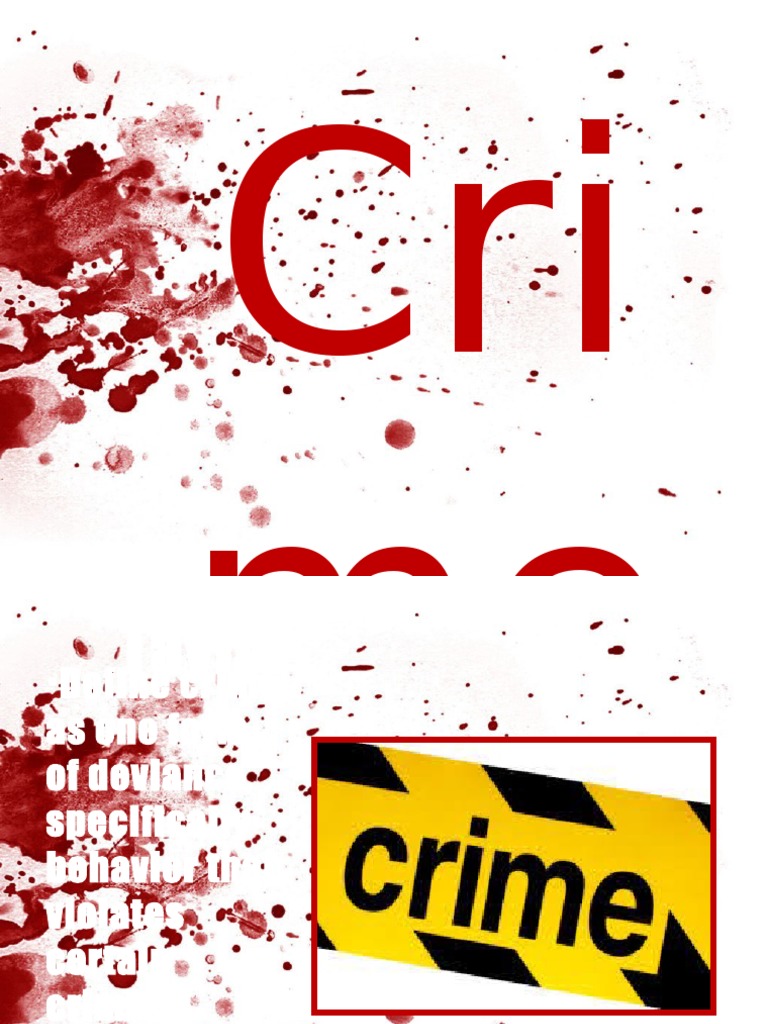 Crime | PDF