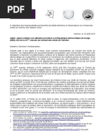 Appel à dédier une attention prioritaire à la République démocratique du Congo (RDC) lors de la 33ème session du Conseil des droits de l'homme 