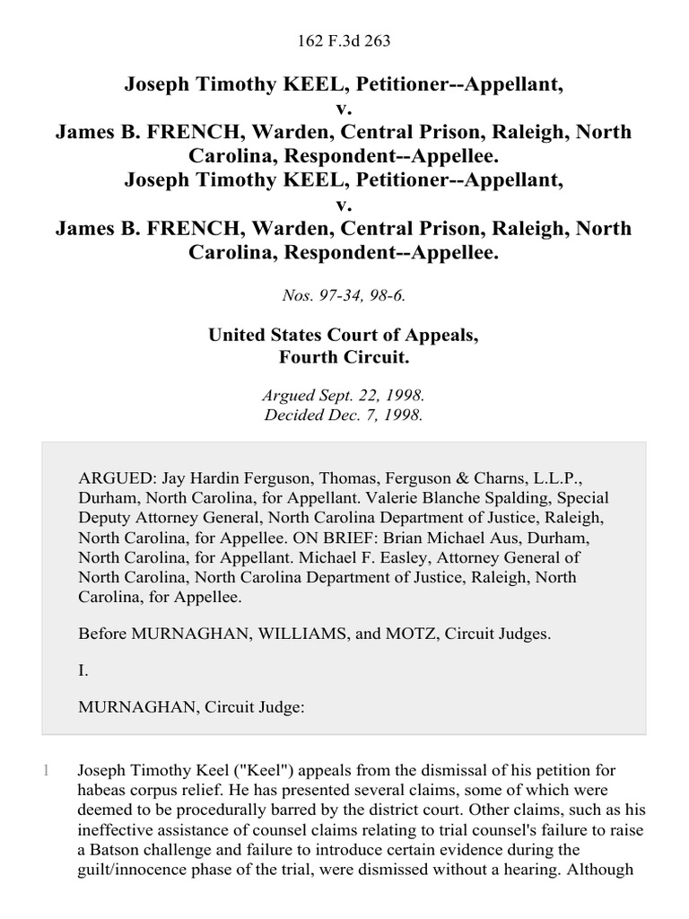 United States Court of Appeals, Fourth Circuit PDF Batson V
