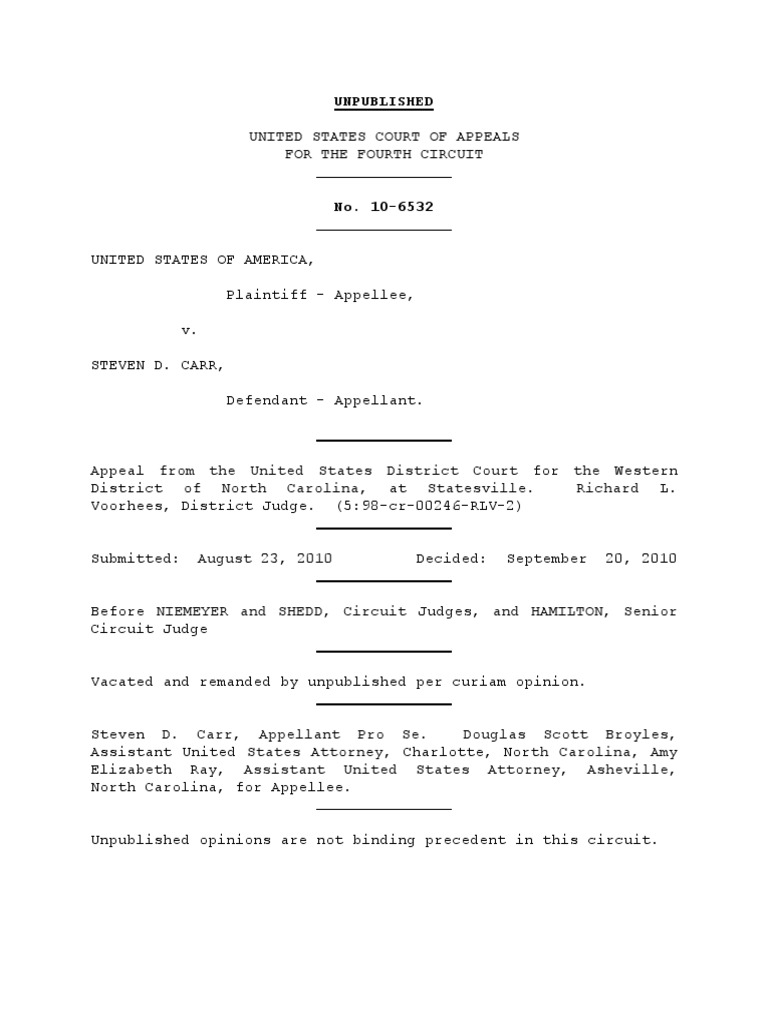 Unpublished | United States Federal Sentencing Guidelines | Justice