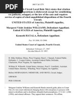 United States v. Margaret Violet Jenkins Williams, United States of America v. Kenneth Hatala, 108 F.3d 1375, 4th Cir. (1997)