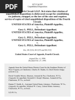 United States v. Gary L. Pell, United States of America v. Gary L. Pell, United States of America v. Gary L. Pell, 927 F.2d 597, 4th Cir. (1991)