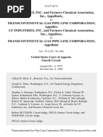 Cf Industries, Inc. And Farmers Chemical Association, Inc. v. Transcontinental Gas Pipe Line Corporation, Cf Industries, Inc. And Farmers Chemical Association, Inc. v. Transcontinental Gas Pipe Line Corporation, 614 F.2d 33, 4th Cir. (1980)