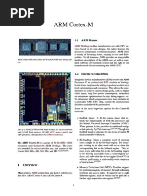 Arm Cortex M Arm Architecture Electrical Engineering