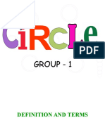 Circle (Terms and Definition)
