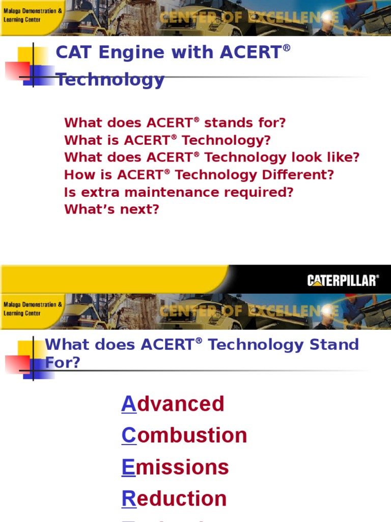 Understanding ACERT Technology | PDF | Fuel Injection | Turbocharger