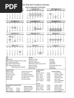 HISD Proposed Calendar 2016-17 | PDF | Educational Institutions | Schools