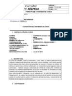 Carta Descriptiva Contratos Civiles y Comerciales I. U. Del Atlco. 2015-2