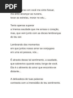 Quando Penso Em Você Me Sinto Flutuar