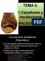 Cazadores y Recolectores Presentacion