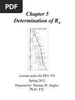 Determination of RW PDF