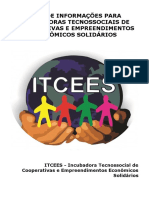 Guia de Informação para Incubadoras Tecnossociais de Cooperativas e Empreendimentos Econômicos Solidários.
