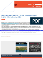 "Stratix Named to CIOReview's 20 Most Promising Enterprise Mobility Solution Providers 2016," Atlanta City Biz List, July 2016 