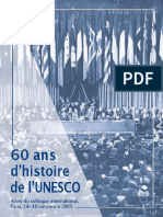 60 Ans d'Histoire de l'UNESCO