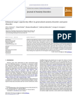 Enhanced Anger Superiority Effect in Generalized Anxiety Disorder and Panic Disorder