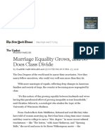 Feb2016 - Marriage Equality Grows, And So Does Class Divide - The New York Times