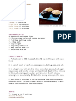 Chocolate Cupcakes Recipe PDF