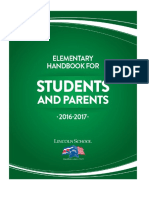 Elementary Handbook Student - Parents 2016 - 2017 Last Version PDF