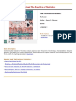 The Practice of Statistics PDF