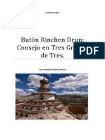 Butön Rinchen Drup Consejo en Tres Grupos de Tres.