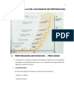 Desarrollo equipos perforación rotación-percusión