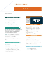 CV Lemaire Ludovic PDF