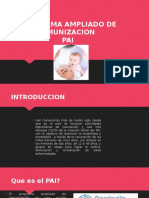 Programa Ampliado de Inmunizacion PAI