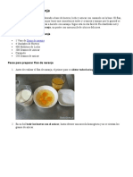 Receta de Flan de Naranja