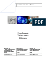 Procedimiento de trabajo seguro eléctrico