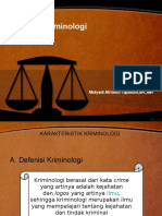 Materi Kriminologi