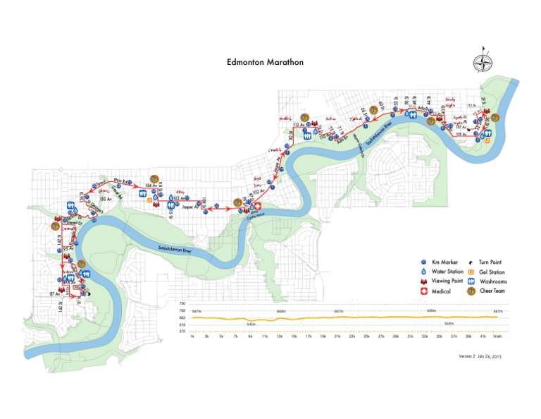 Edmonton Marathon Route Map PDF