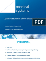 Quality Assursance of The Blood Cold Chain