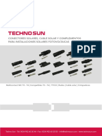 TECHNO SUN Catalogo Conectores Cable Solar y Complementos ES
