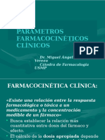 SEMANA 2a PARÁMETROS FARMACOCINÉTICOS CLÍNICOS