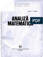 Analiză Matematică (Craiu&Tănase)