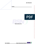 SNI 7599-2010 Maltodextrin PDF