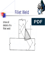Draw Parts of A Fillet Weld