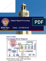 Digital Signal Processing: Date: 21/08/2014