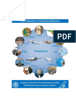 CSIR-NAL-AcSIR PHD Programme in Engineering and Sciences - Prospectus