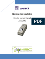 FP550 - Korisnicko Uputstvo