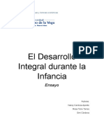 Desarrollo integral infancia etapas 0-12 años