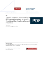 GARCÍA, Gabriel, El Fondo Monetario Internacional y La Promoción_del Estado de Derecho en Los Noventa