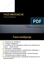 Faze Medijacije - Vezbe 2