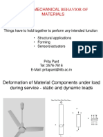 Intro To Mechanical Behavior of Materials