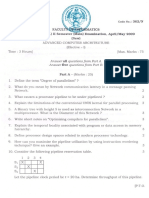 362N - Advanced Computer Architecture (Elective - I)(Sem - II)(Main)